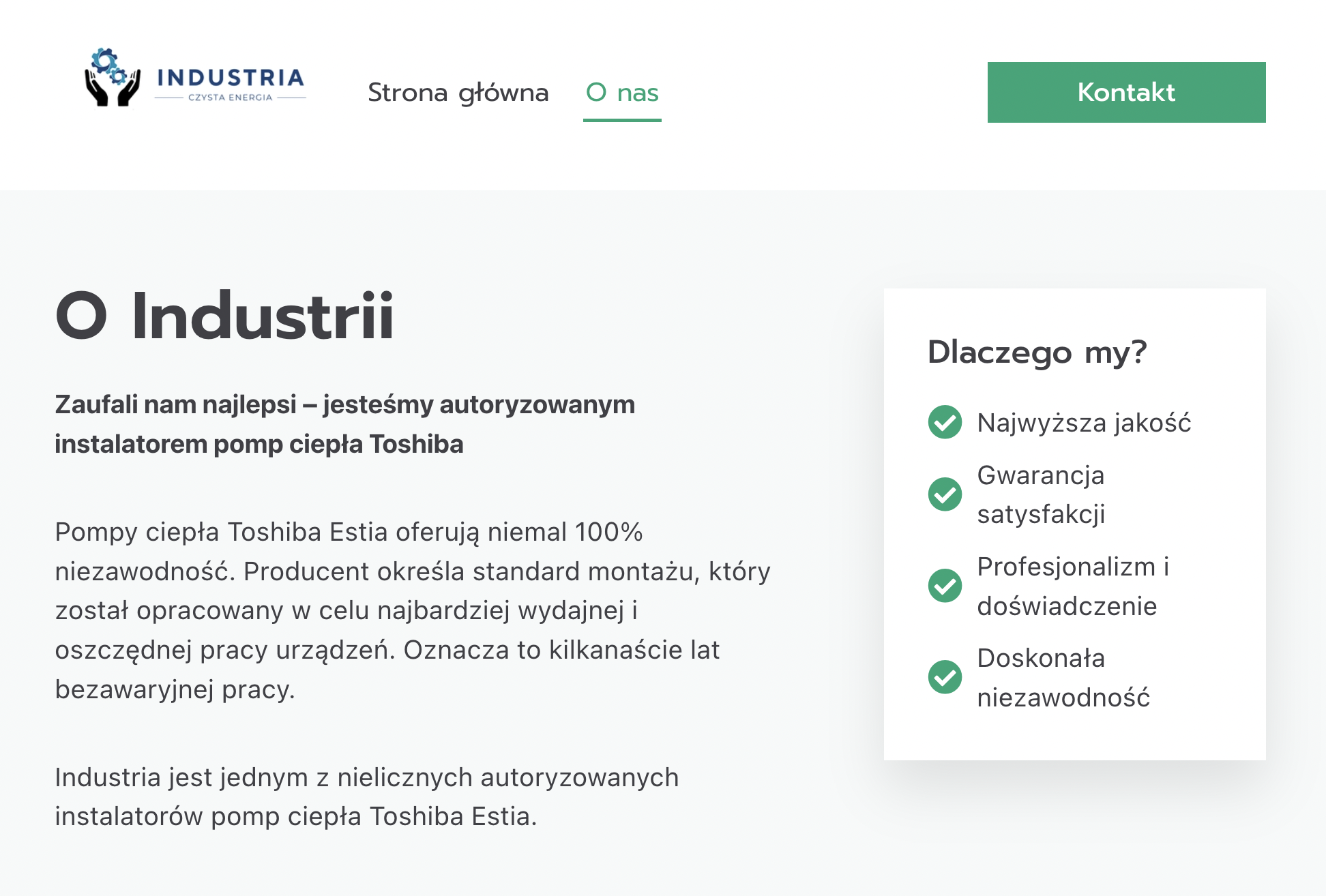 Industria - klient Kancelarii Adwokat Bartłomiej Ogonowski