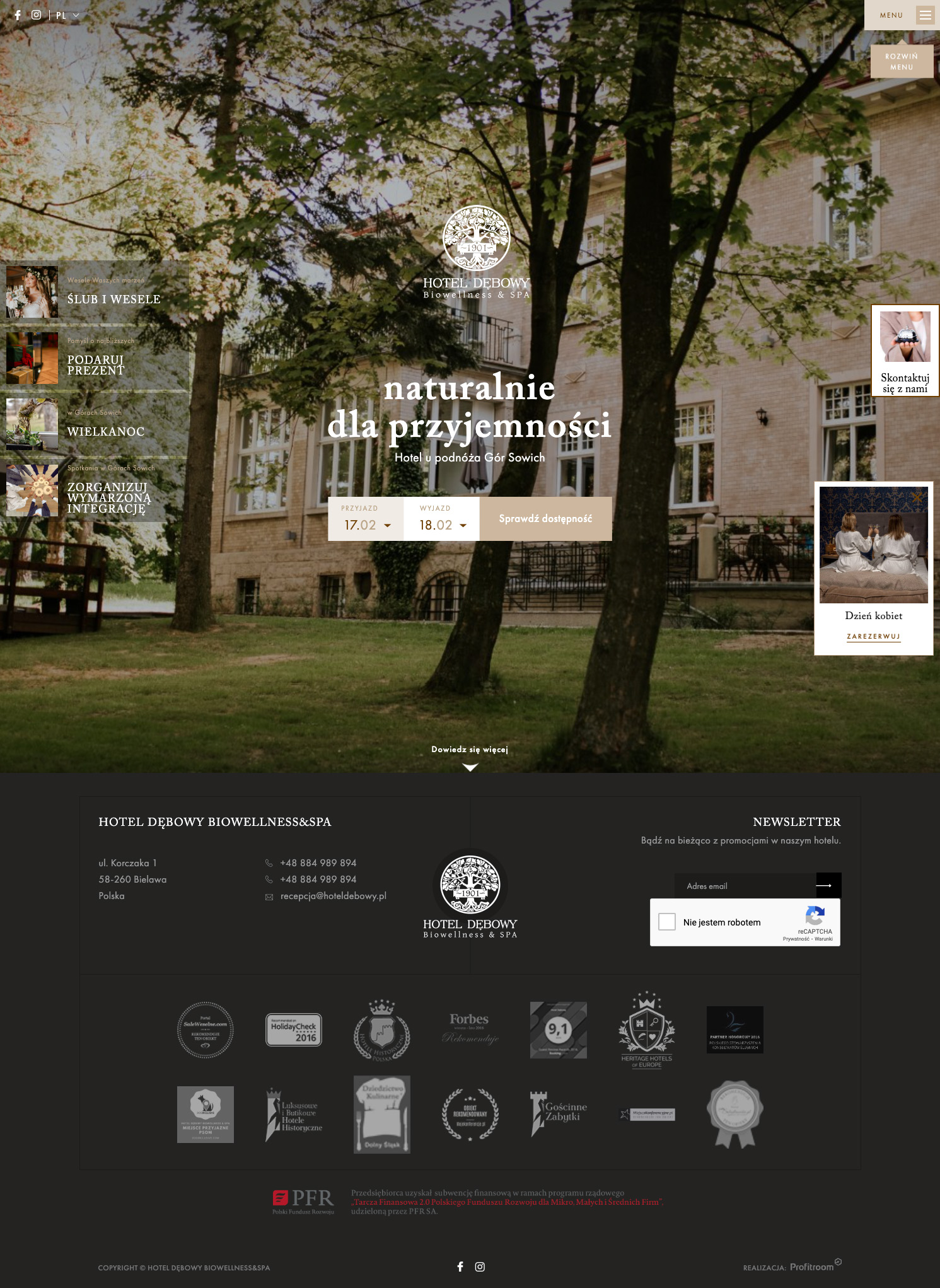 Hotel Dębowy - klient Kancelarii Adwokat Bartłomiej Ogonowski